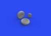 Eduard 648636 Tempest Mk.II wheels EDUARD/SPECIAL HOBBY 1/48
